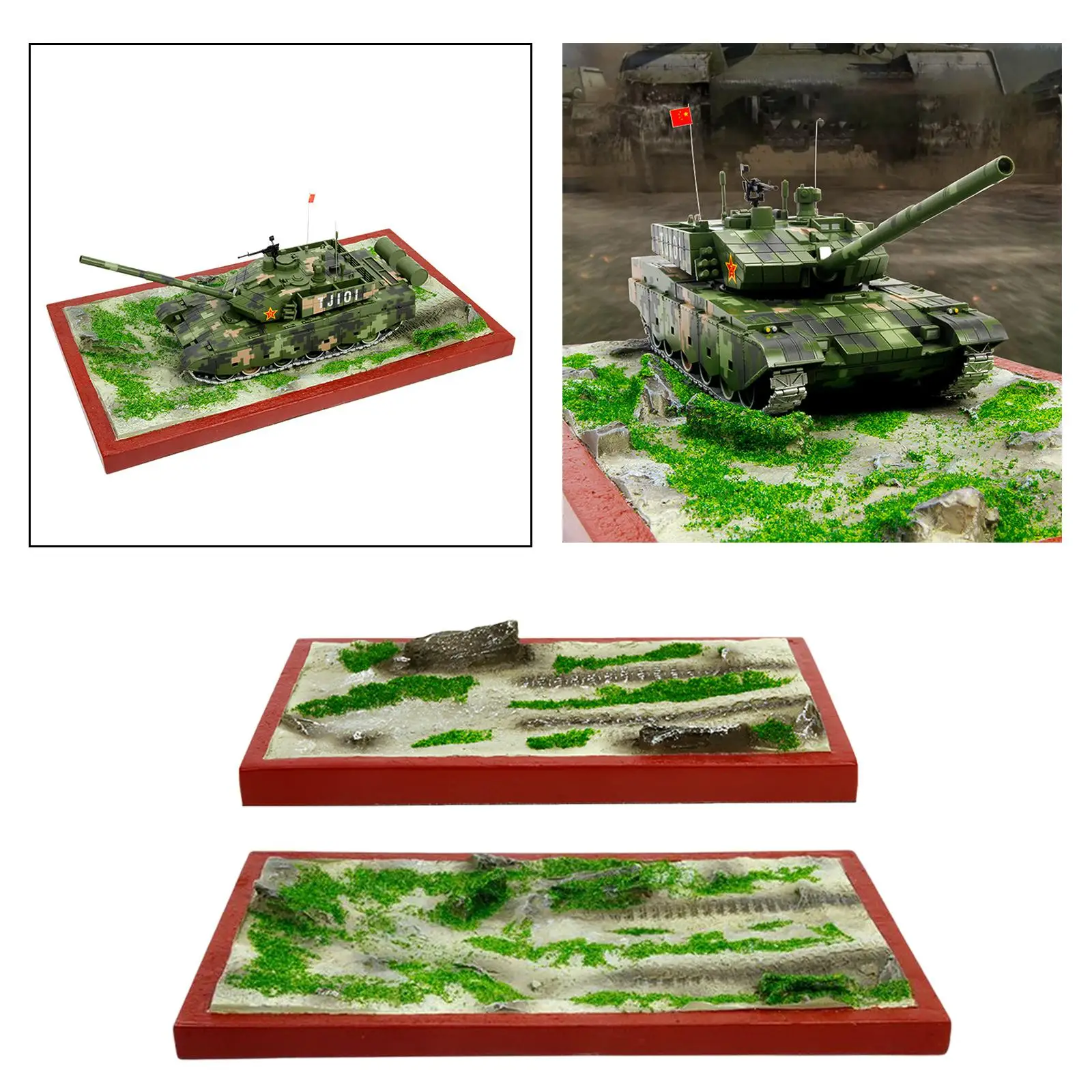 Simulation Model Scenery Tank Model Layout Landscape Ornaments Building Material
