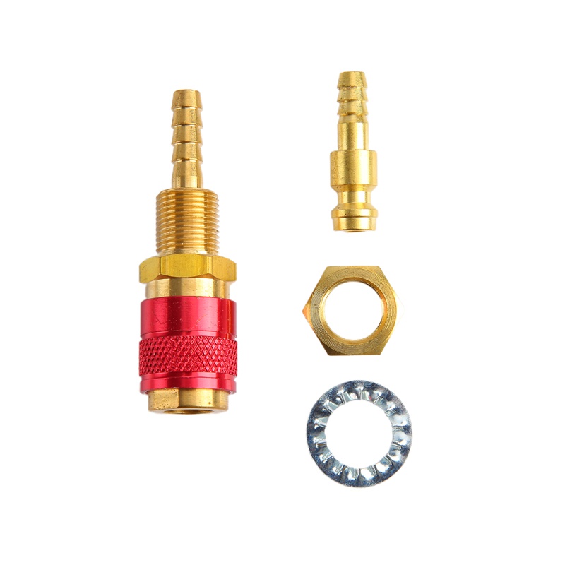 Wassergekühlter Gasadapter-Schnellanschluss für WIG-Schweißbrenner oder MIG-Stecker M6/M8 – Detail 7