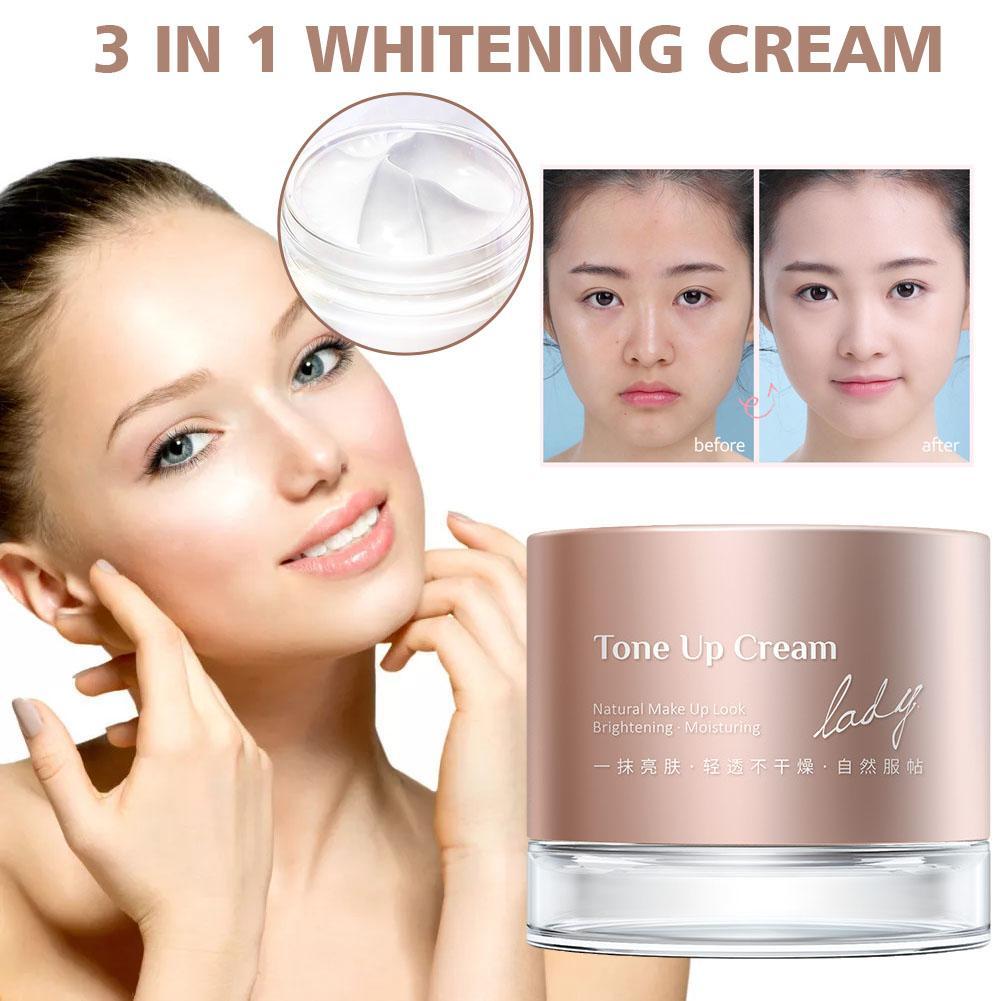 Best of 50g 3 In 1 Whitening Cream Skin Care Product Moisturizing Lazy Face Cream Brighten Skin Tone Fade Fine Lines Beauty Cream Reviews & Tips