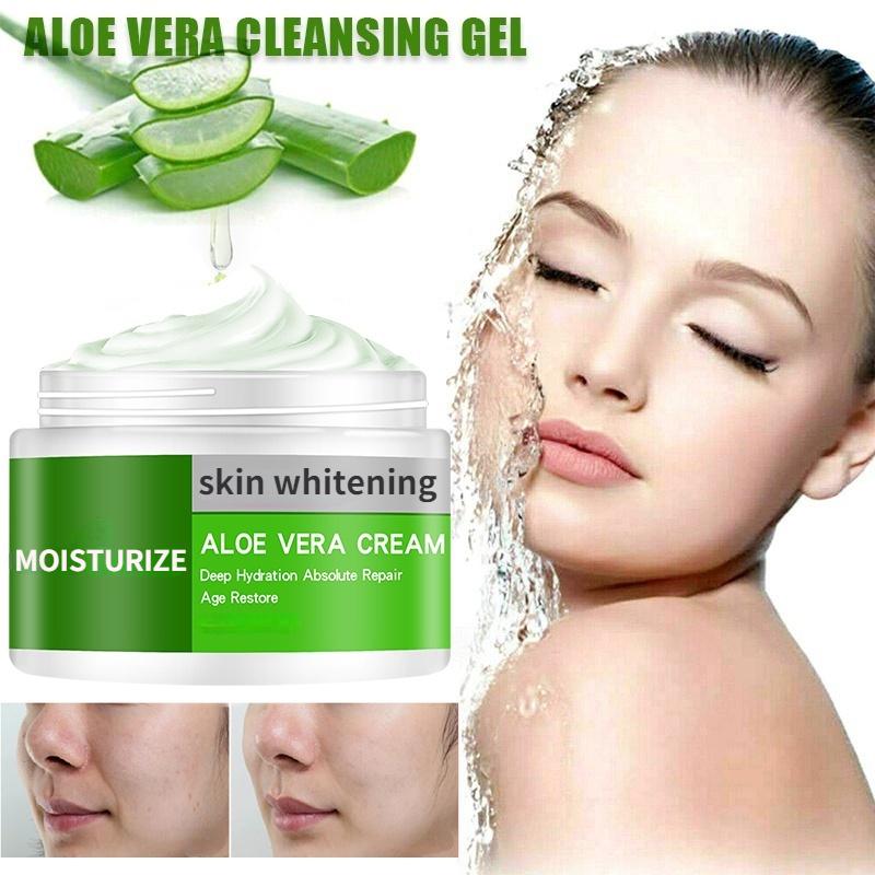 Best of Aloe Vera Cream Face Moisturizing Repairing Brightening Facial Skin Care Reviews & Tips