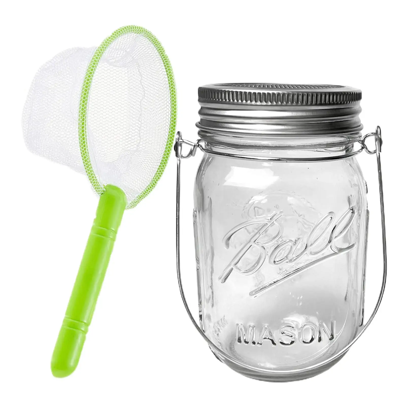Kids outdoor Kit Jar with Lid and Handle Nature Exploration Butterfly Catcher Kit for Children Kids 7~14 Holiday Gifts