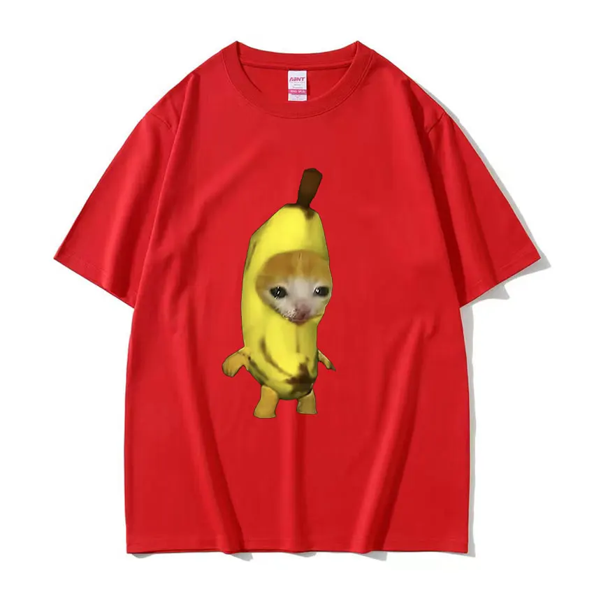 Bananacat Meme, T gráfico, camiseta casual de