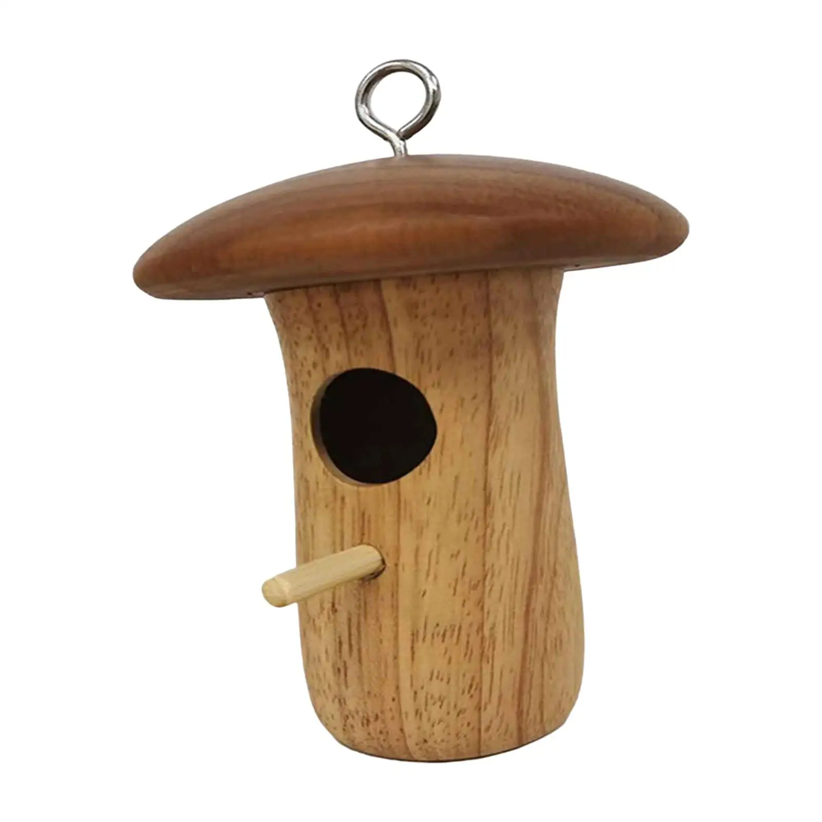 Wood Hummingbird House Feeder Garden Nest Hanging for Garden