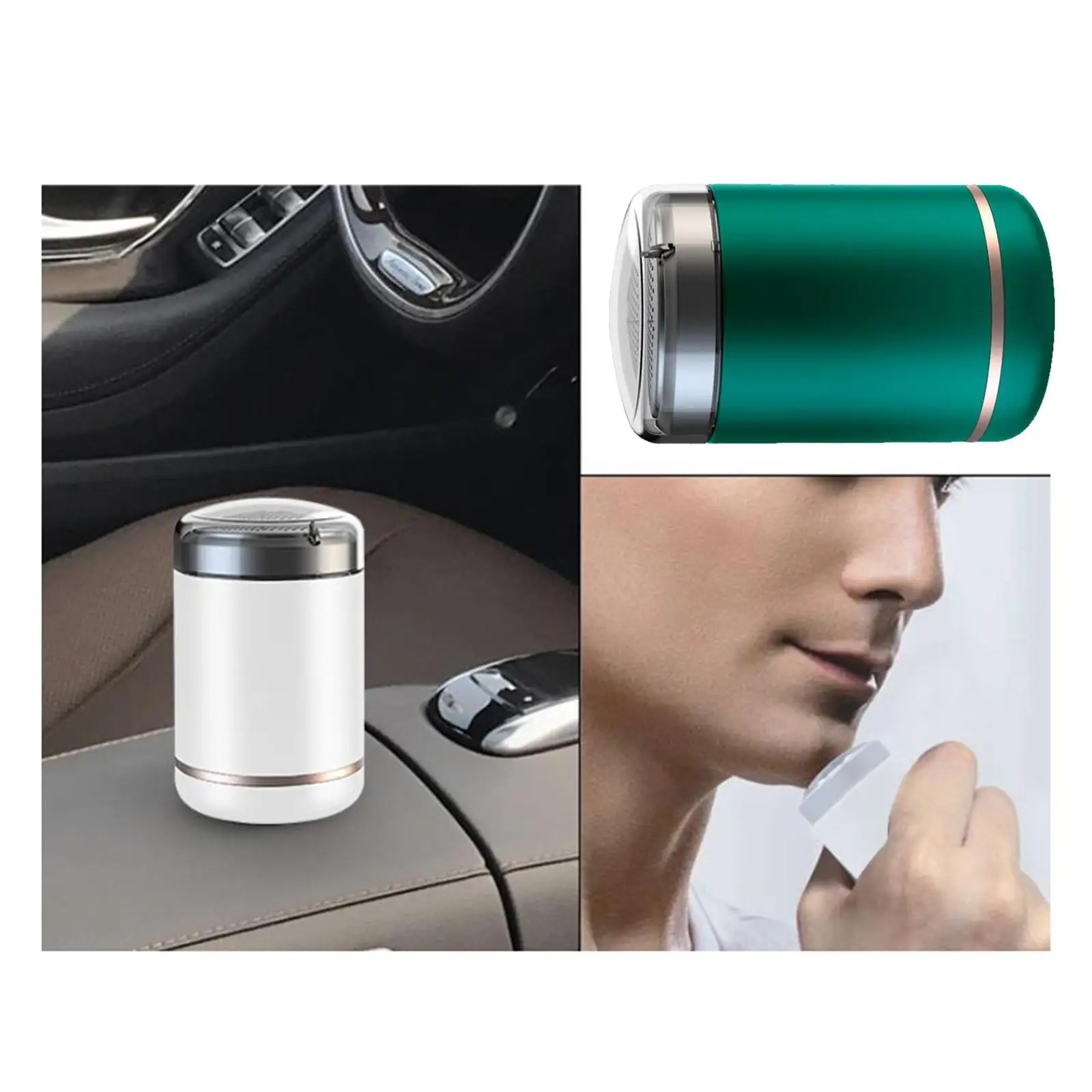 Mini Compact Electric  for Men, USB Charging, Thin Blade And
