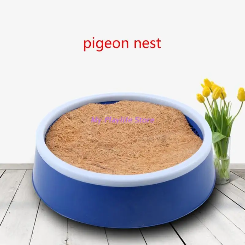 Quails and Other Small Birds Pigeon Egg Nest Mat for Racing Pigeon Breeding and Provides Warm Bedding Material for Your Nesting Bowls or Boxes GNB PET 6 Pack Fiber Bird Nest Mats for Pigeons 