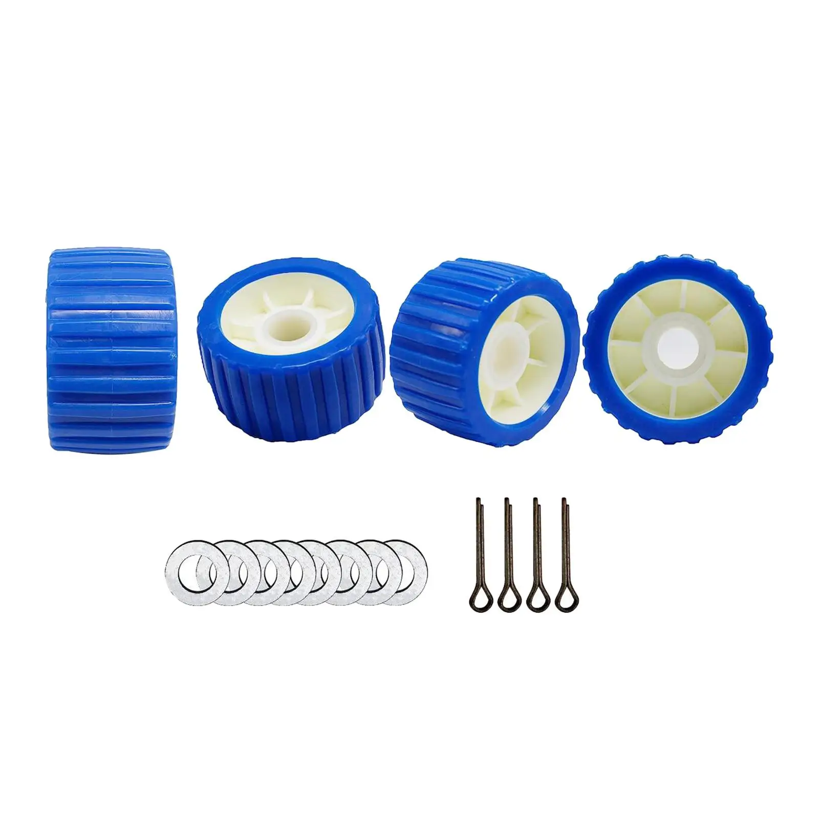 Trailer Roller Multipurpose Boat Trailer Wobble Rollers for Dinghy Replace Parts Convenient Installation Long Service Life