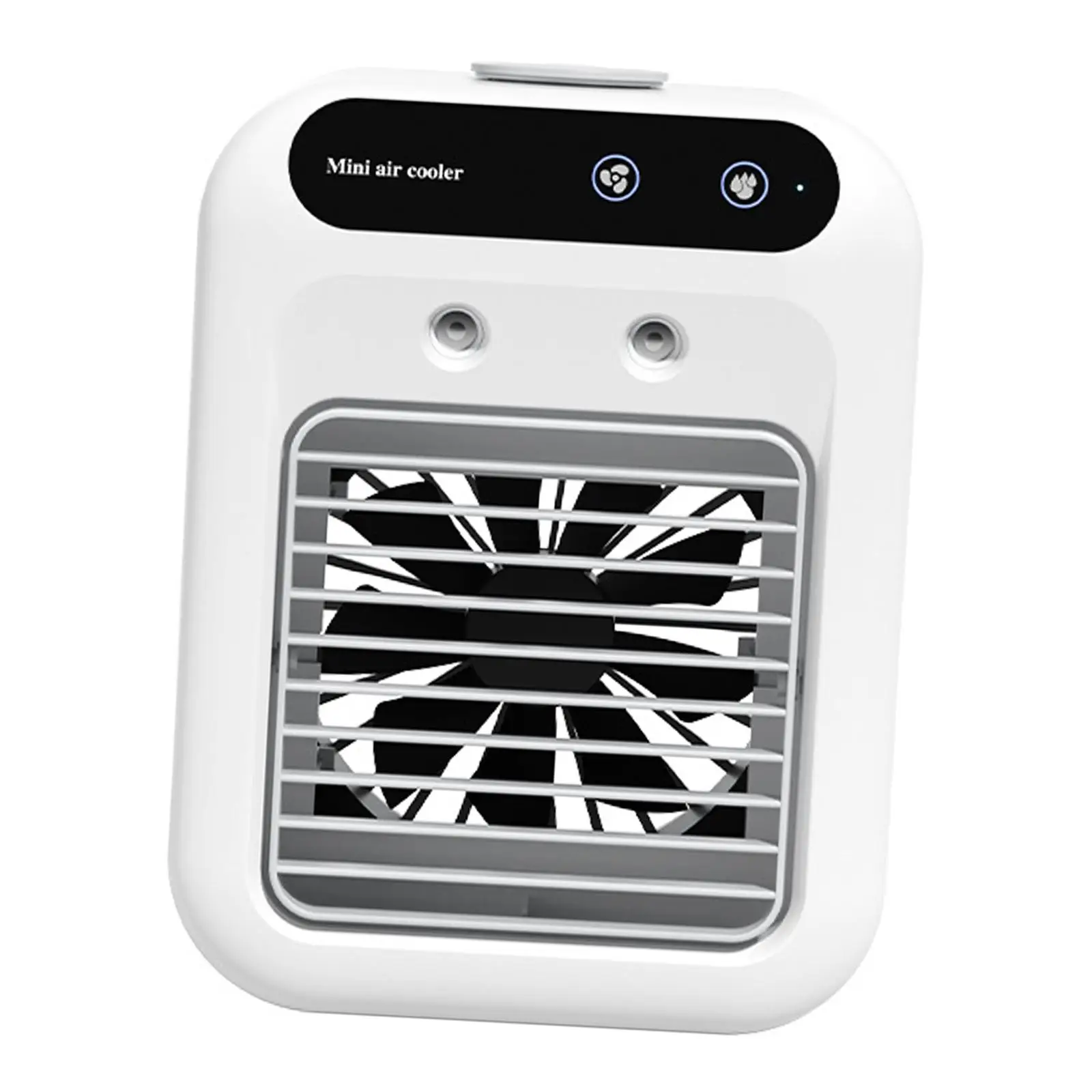 Portable Air Conditioner Humidifier Personal Space with 2 Speeds Evaporative Air Cooler Fan for Camping Bedroom Home Household