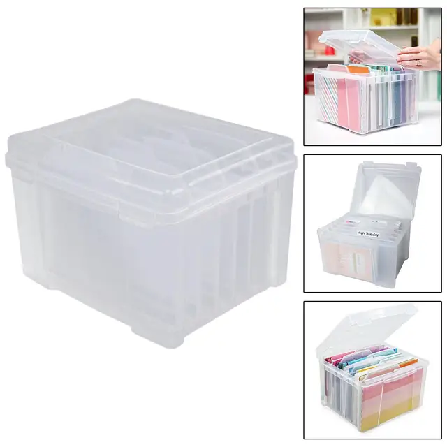 Craft Storage Box 0.8mm Double Sided Strong Magnetic Sheets Plastic  Envelopes Storage Kit For Stamps