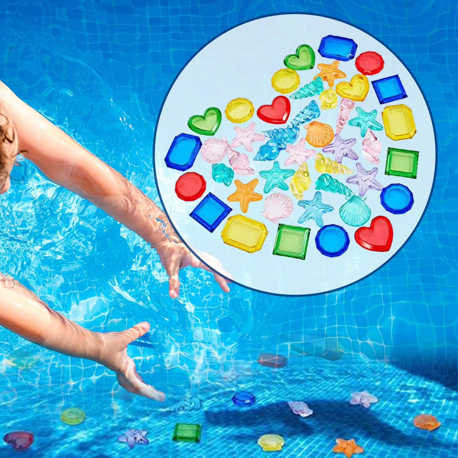 Diving Toy Motor Skill Game Acrylic for Learning Activities Pool Girls Boys