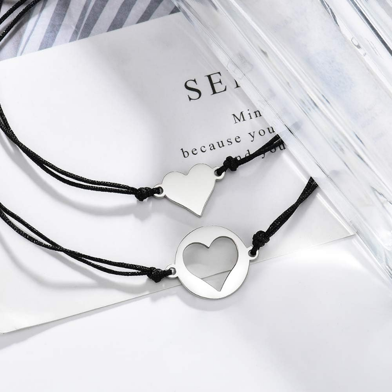 Mutter Tochter Armbänder Mama und ich Herz passende Wunsch Armband Geschenk von Mutter Geburtstag Weihnachts geschenke – Detail 4