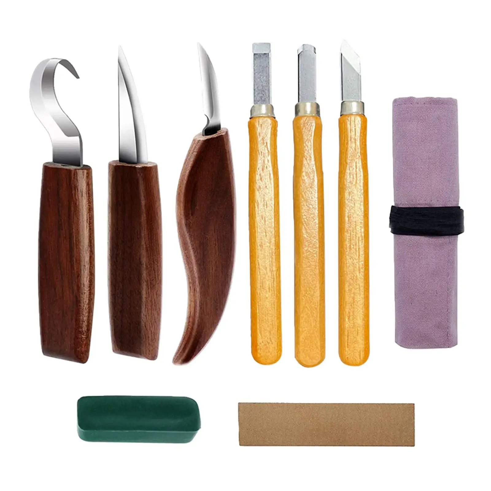 Professional Whittling Wood Carving Kit Woodworking Hook Carving Knife Carpenter Tool Detail Cutter DIY Beginners Kids Carpentry