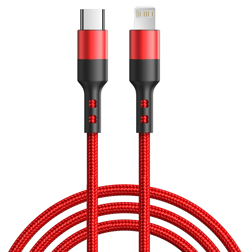 Nephy - Cable USB tipo C de carga rápida para iPhone, Cable de datos PD de 20W para iPhone 14, 13, 12, 11 Pro Max, XR, 8, 7 Plus, 1m, 2m