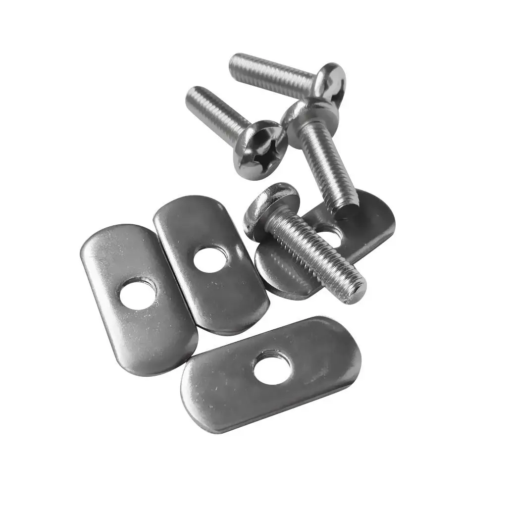 4 Set Stainless Steel Screw and  Nut Hardware for Kayak Track/ Rail