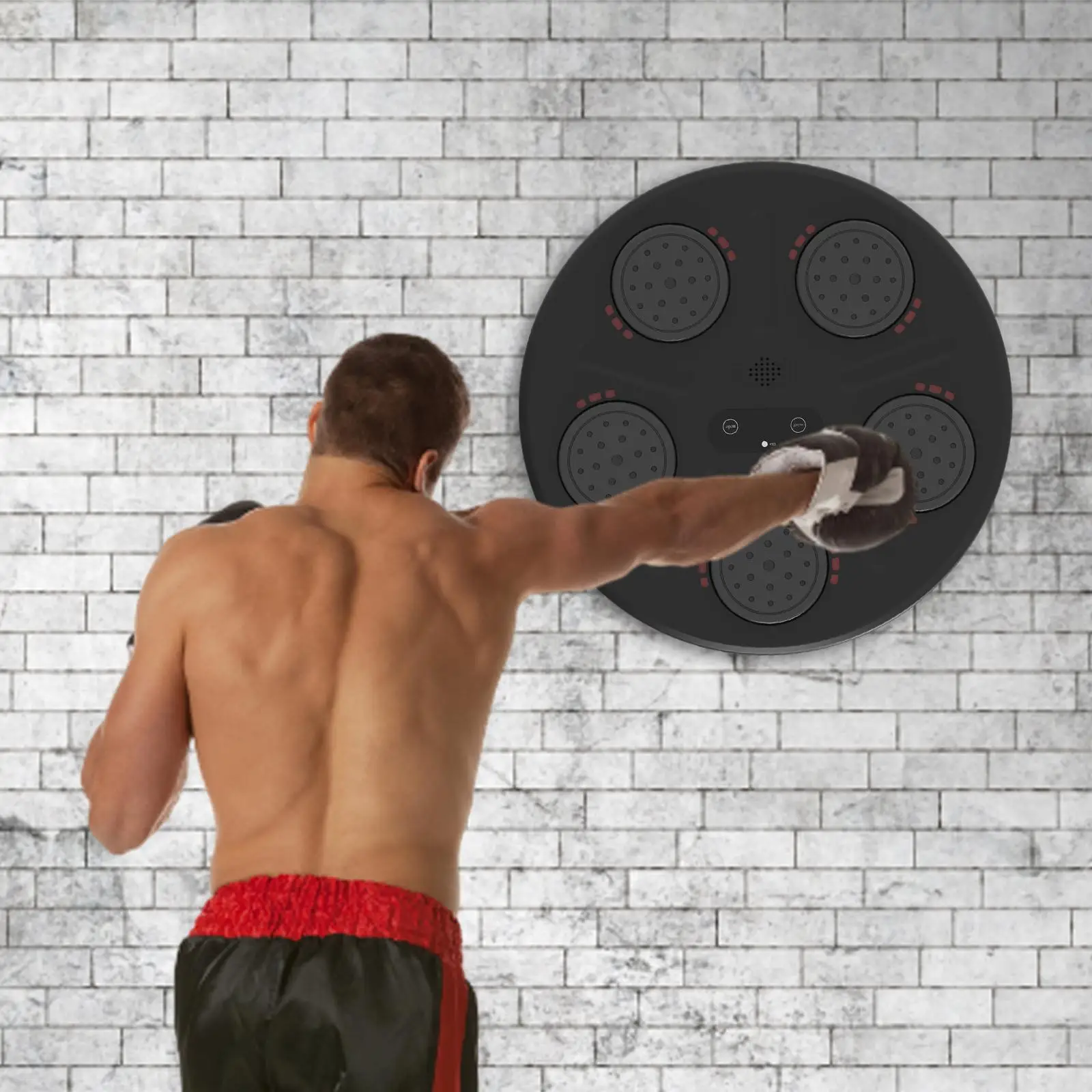 Smart Music Boxing Machine Wall Mounted Sports Workout Electronic Musical Target Response Coordination Reaction Improves Agility