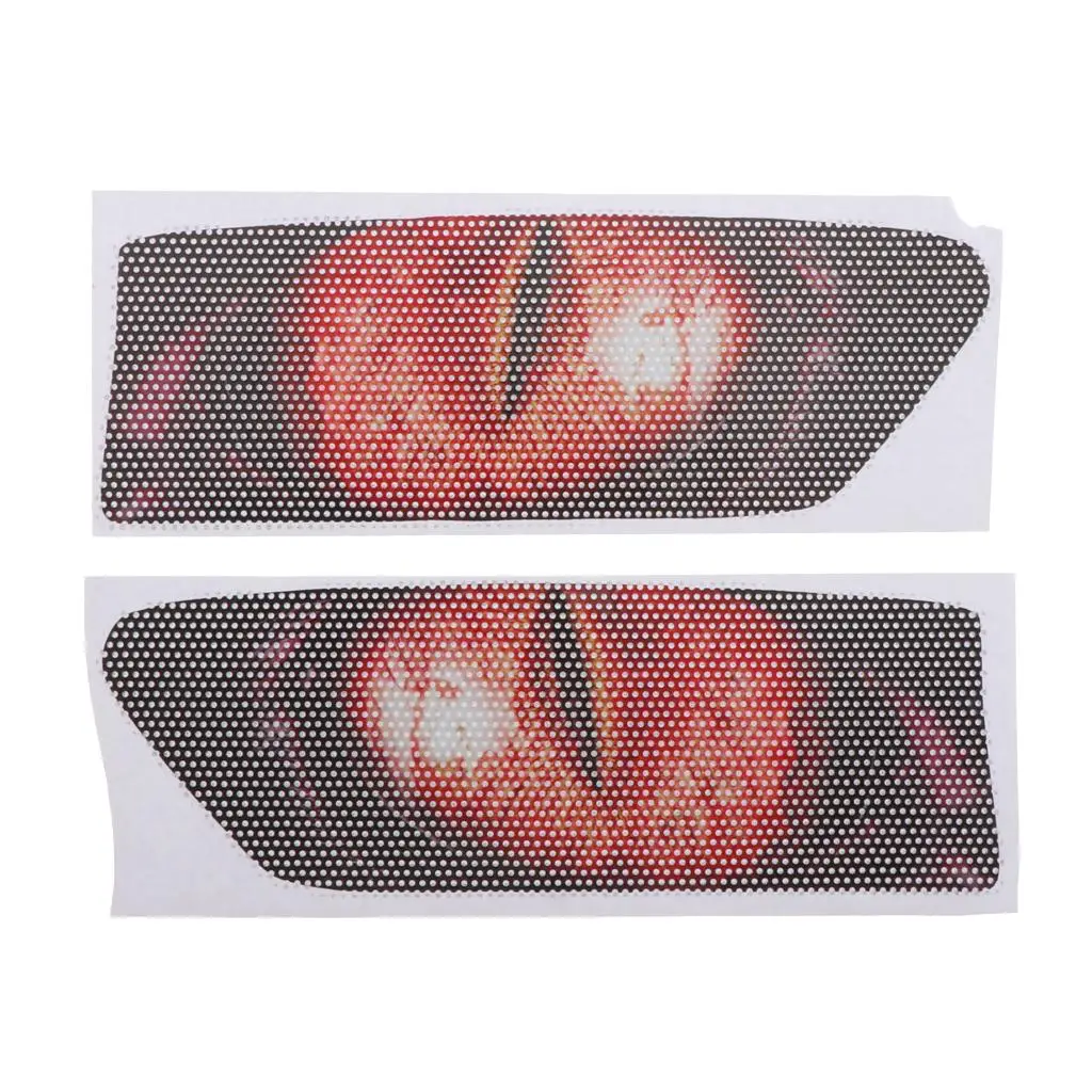 2 Pieces of Self-adhesive Sticker Film for Motorcycle Headlights, Suitable for