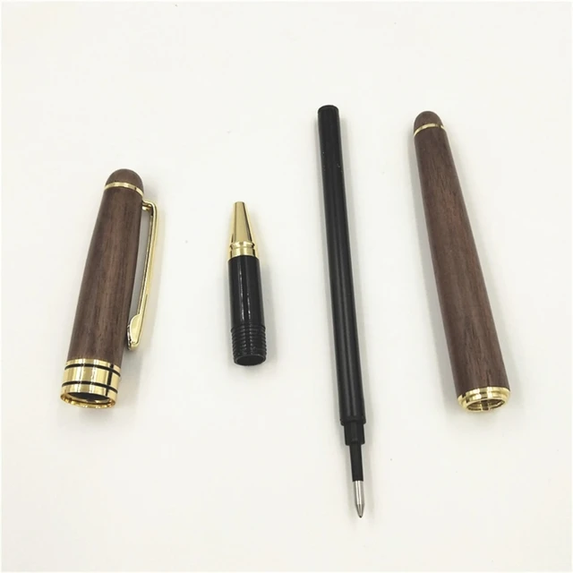 T8WC Fine Point Gel Pens Neutral Pens 0.5mm Pens Walnut Writing Pens -  AliExpress