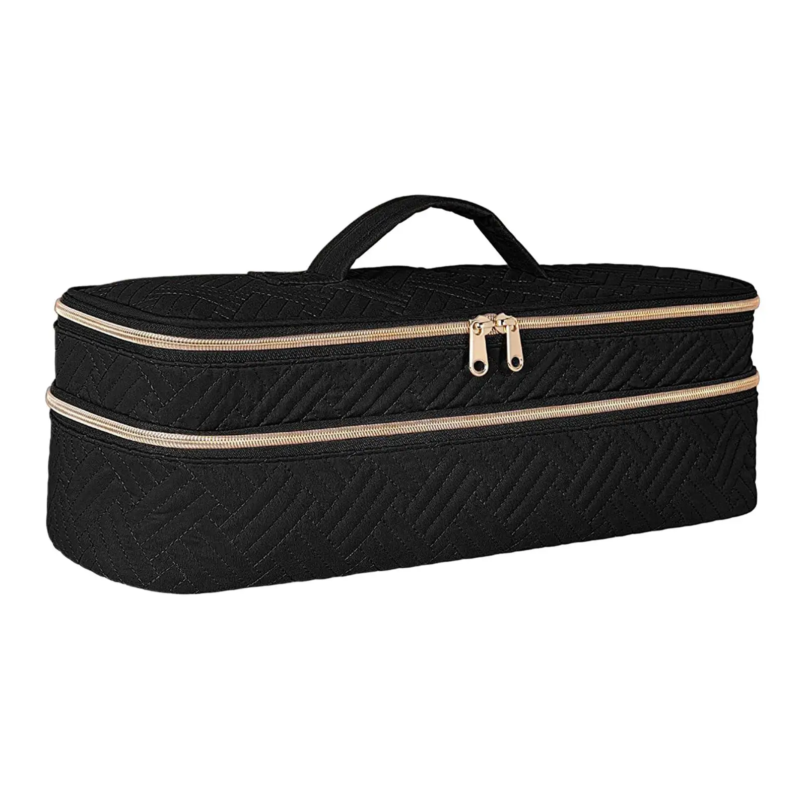 Travel Case Double Layer Professional Protection Anti Scratch Polyester Large Capacity Storage Box for A Step Hair Dryer Styler