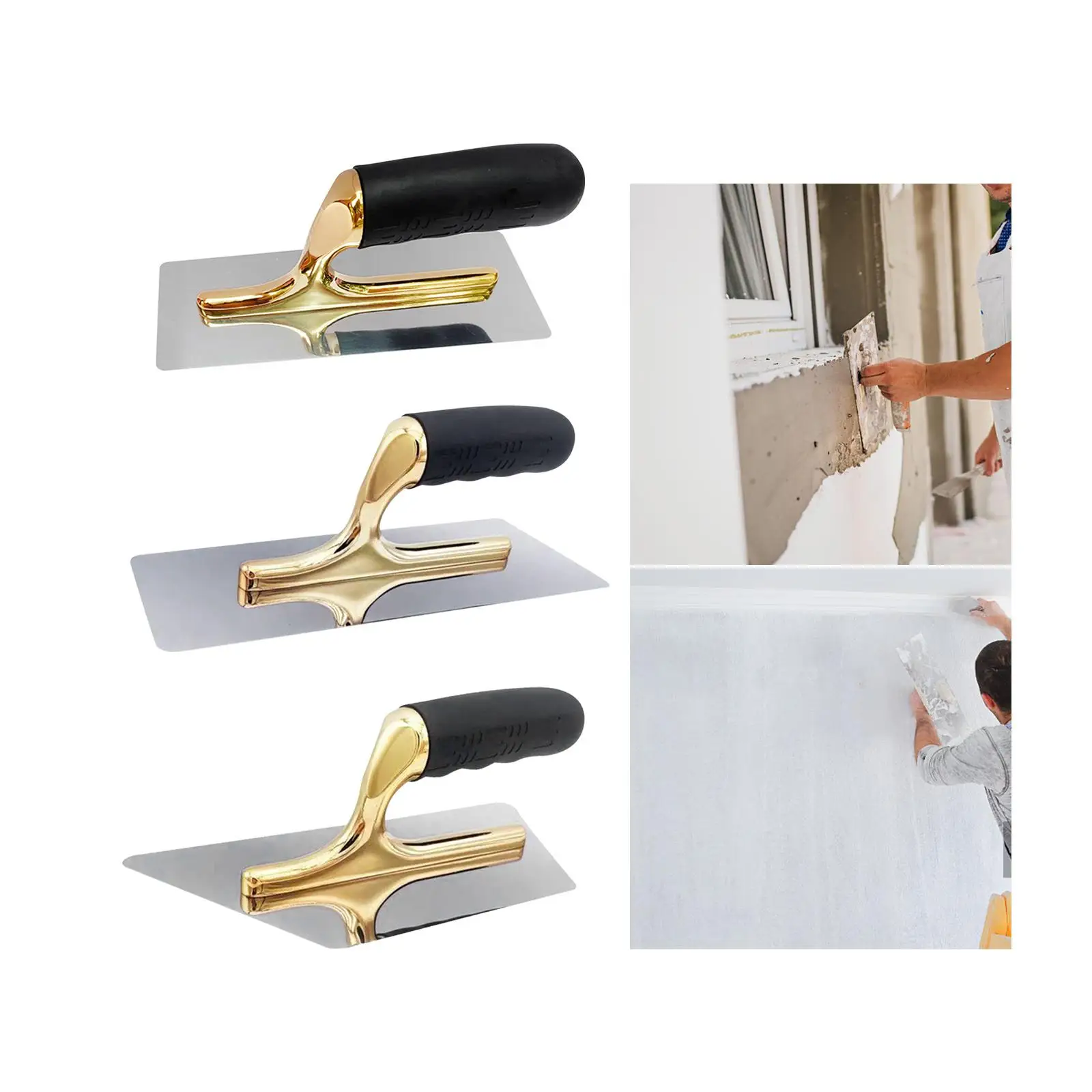 Plaster Cement Putty Scraper Soft Handle for Wall Construction Cement Stucco
