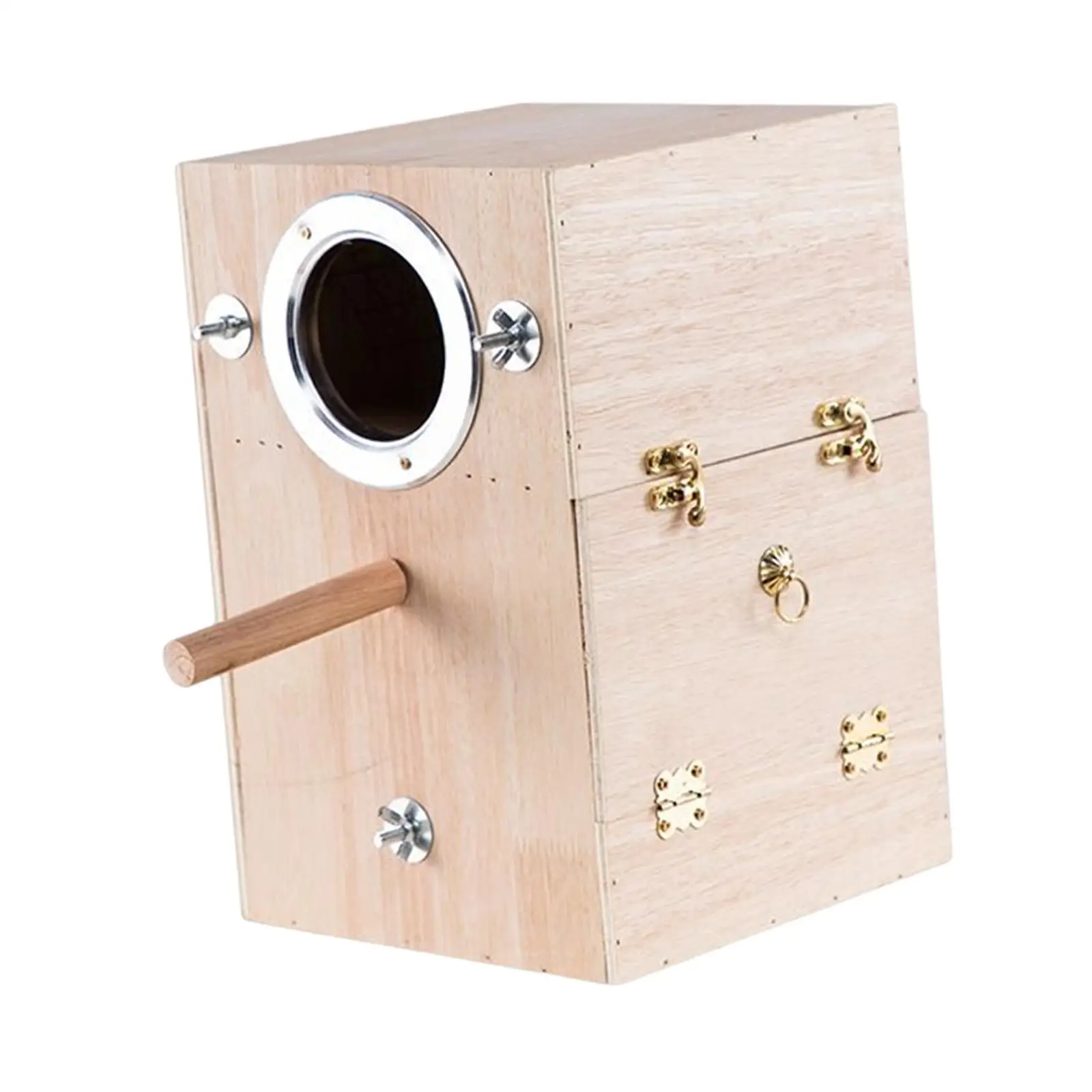 Parrot Breeding Box Bird House Parakeet Mating Box for Lovebirds Outdoor