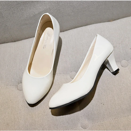 High Heel Dress Shoes | Stiletto Pumps - White Women Style Toe High Heel  Dress Shoes - Aliexpress