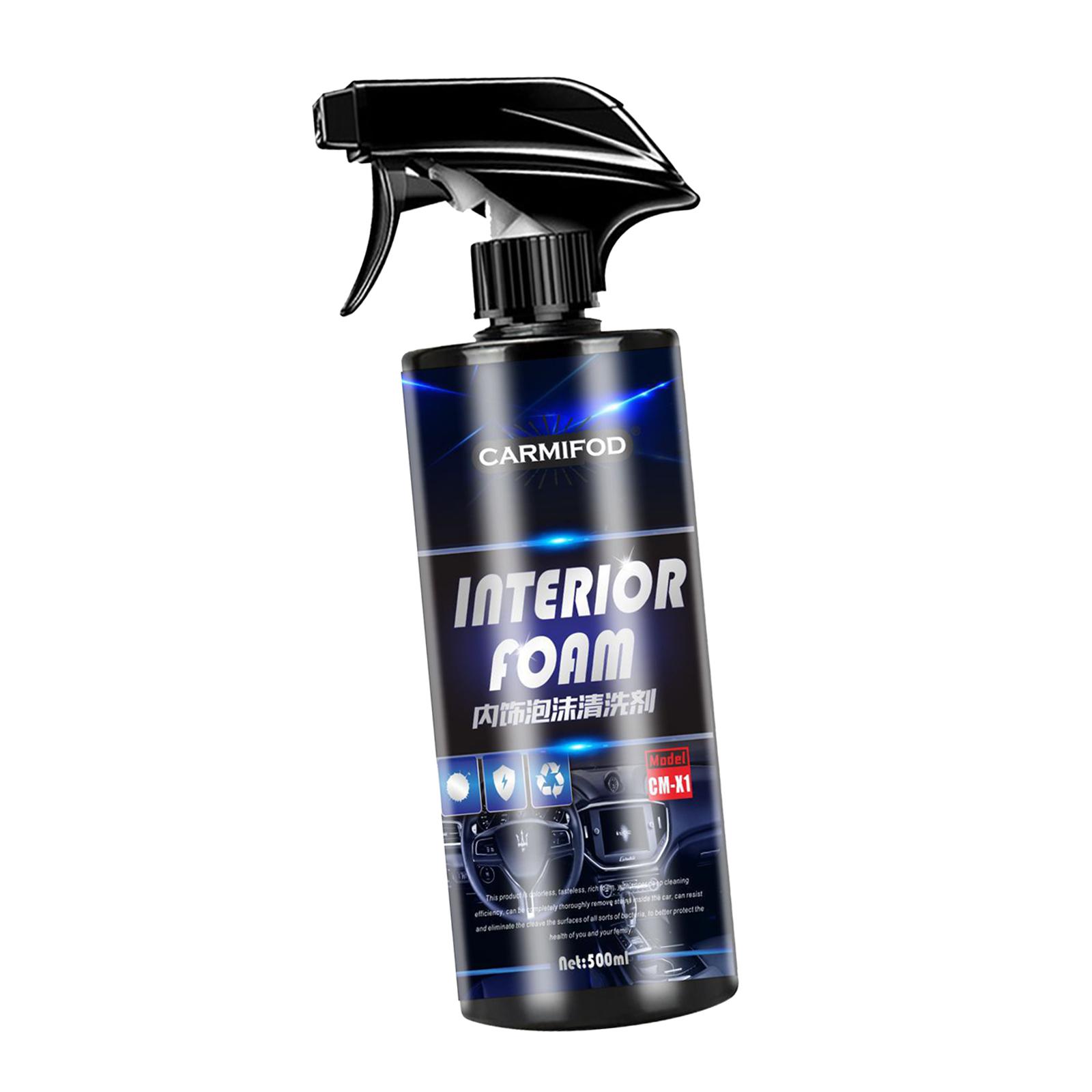 Cleaning Spray Tool Foaming Cleaner Car Interior Foam Cleaner for House Linen Car Dashboards Leather Seat Carpets Washing