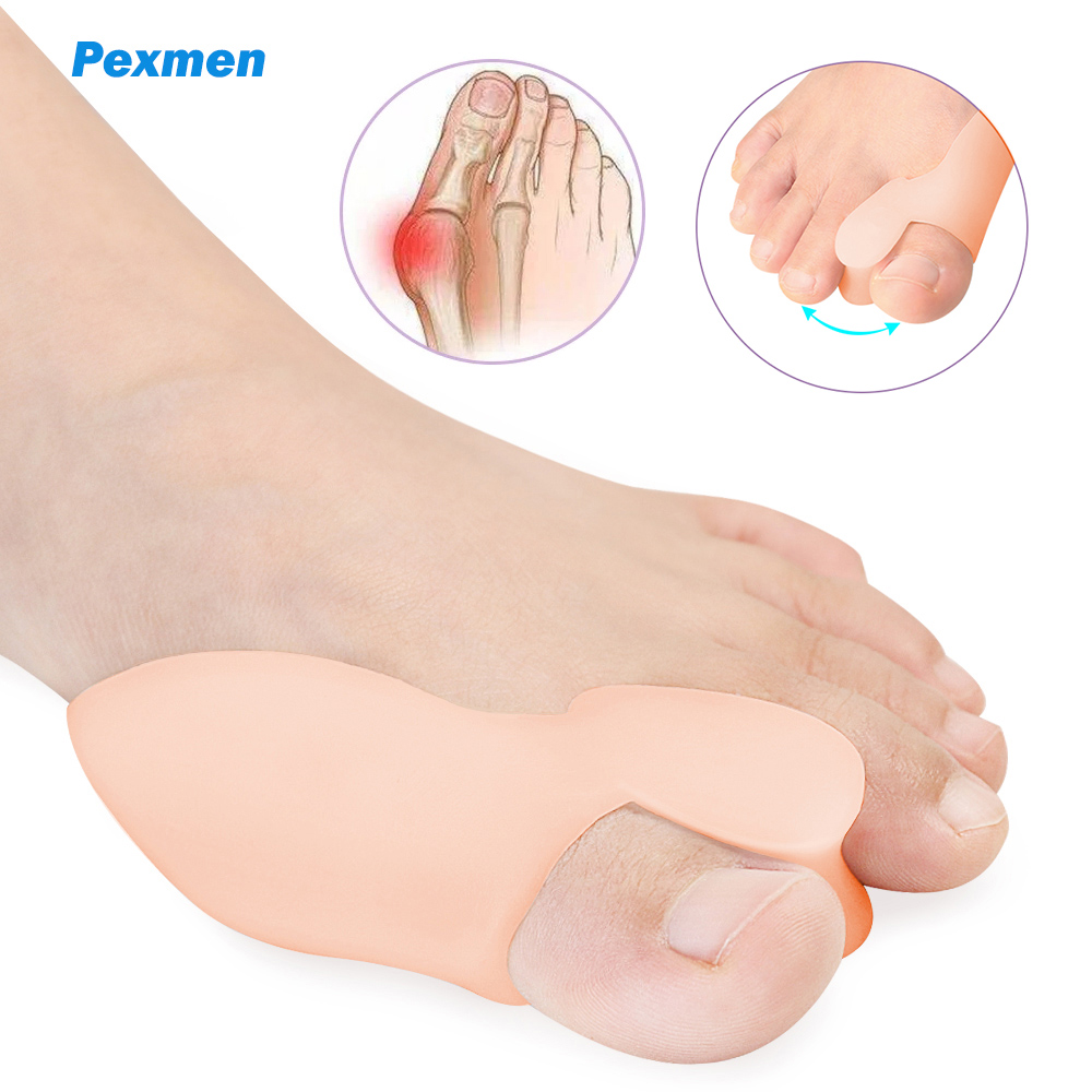 Best of Pexmen 2 / 4 / 8Pcs Gel Big Toe Separator Bunion Corrector Pain Relief Hallux Valgus Straighter Orthopedic Toe Protector Spacer Reviews & Tips