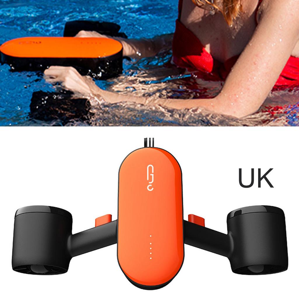 Waterproof Electric Underwater Scooter 3 Speed Scuba Diving Propeller Pool Sea Scooters Water Sports Equipment UK Plug