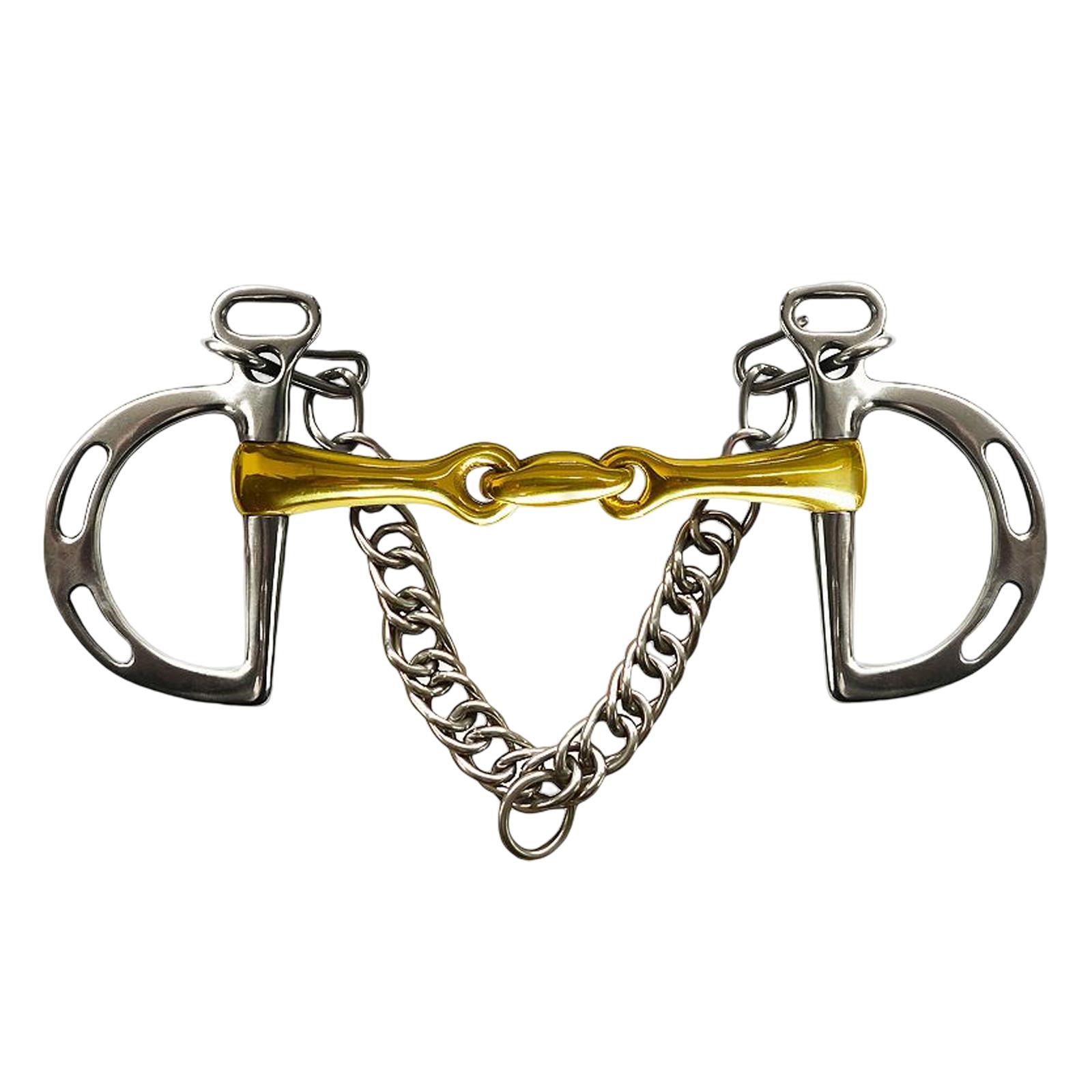 Horse Bit Copper Mouth Stainless Steel Training Equipment Horse Chewing