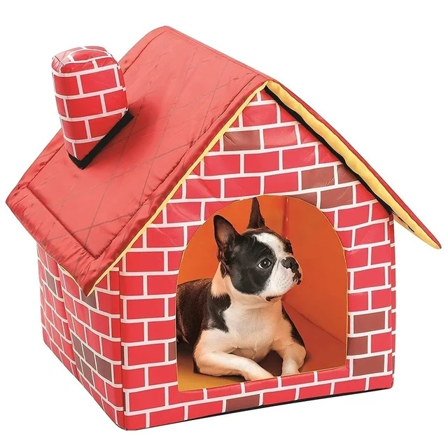 Amazon | ぬいぐるみ犬小屋屋内 - 折りたたみ式の実用的な
