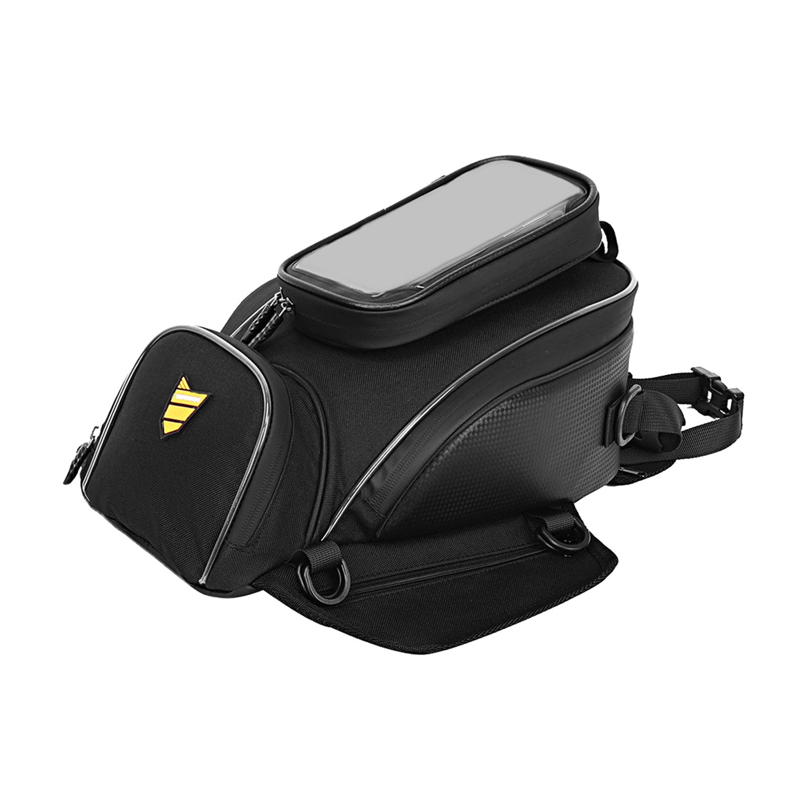 Motorbike Gas Oil Tank Bag Waterproof Transparent Phone Pouch On The Top