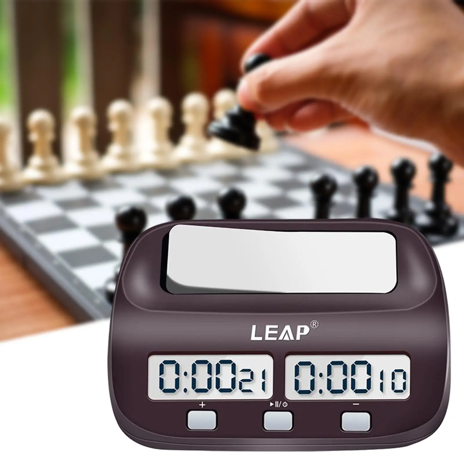 Chess Clock Timer Portable Count up Down Alarm Delay Function Chess Timer for Game