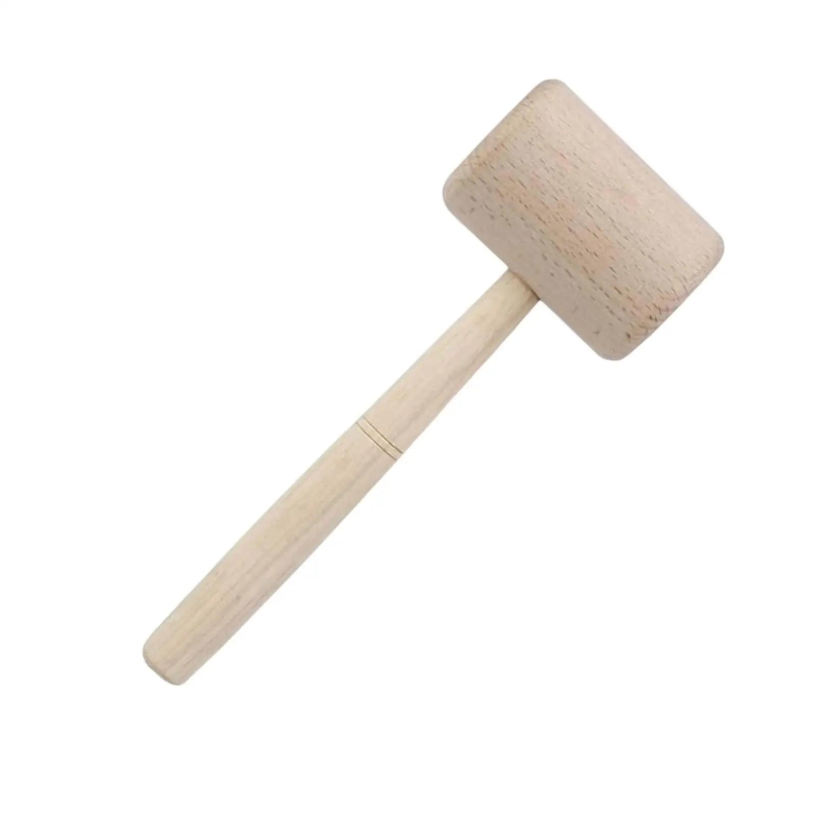 Wooden Mallet Hammer Woodworking Hammer Shock Resistance Wood Hand Tool Beechwood Woodworking Tool Wooden Mallet for Carving DIY