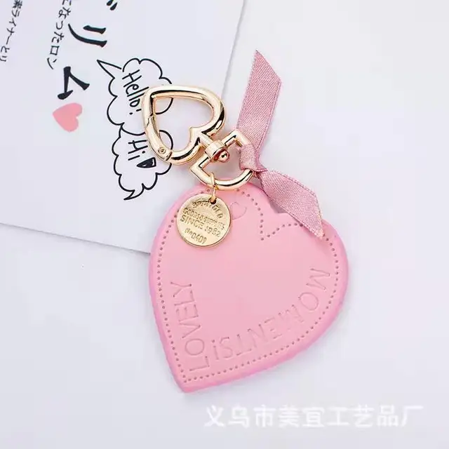 Cute Leather Minnie Head Pvc Keychain For Couples Trendy Personality Car  And Bag Pendant Hanging Keyring From Lzh20221113, $7.1