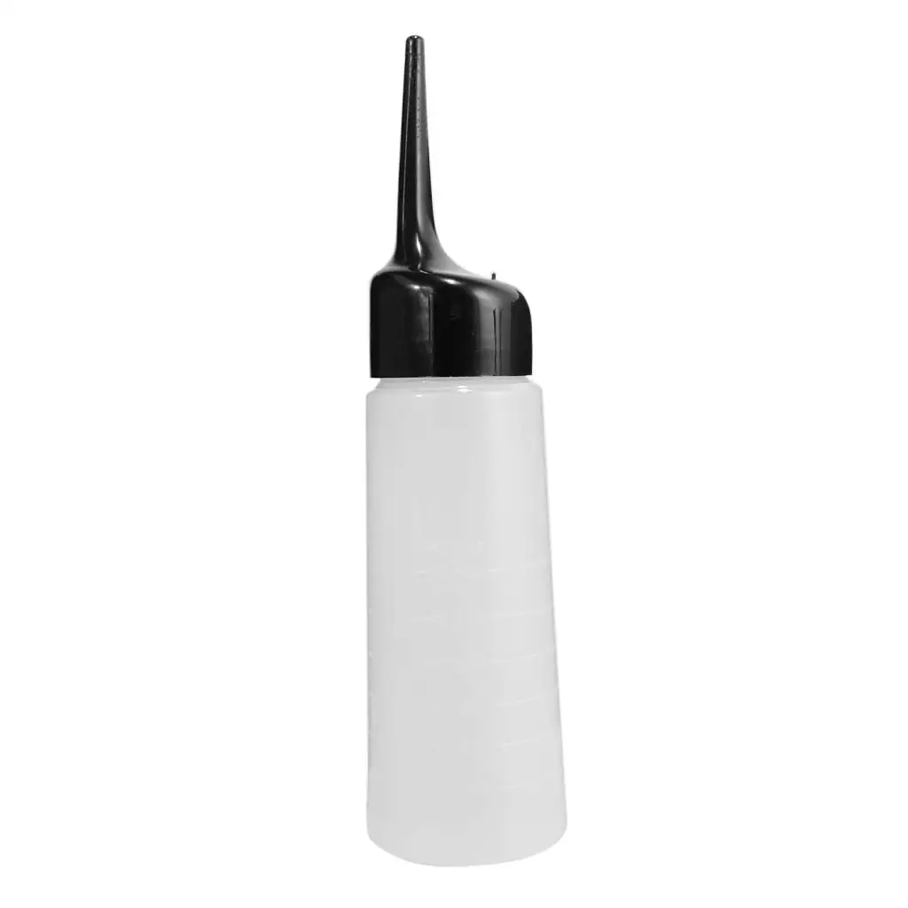 150ML Applicator Bottle Salon Hair Color Applicator Bottles with Angle Tip for Hairdressing Hair Styling Tools