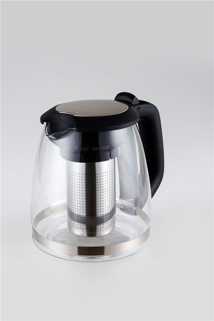 0.8L Portable Led Blue Light Glass Tea Maker OEM Household