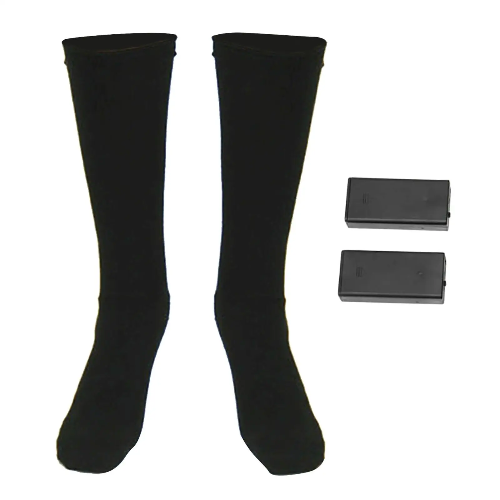 Heated Socks Comfortable Soft Thicken Warm Socks Tube Sock Heating Sock for Camping Walking Motorcycle Fishing Women Men