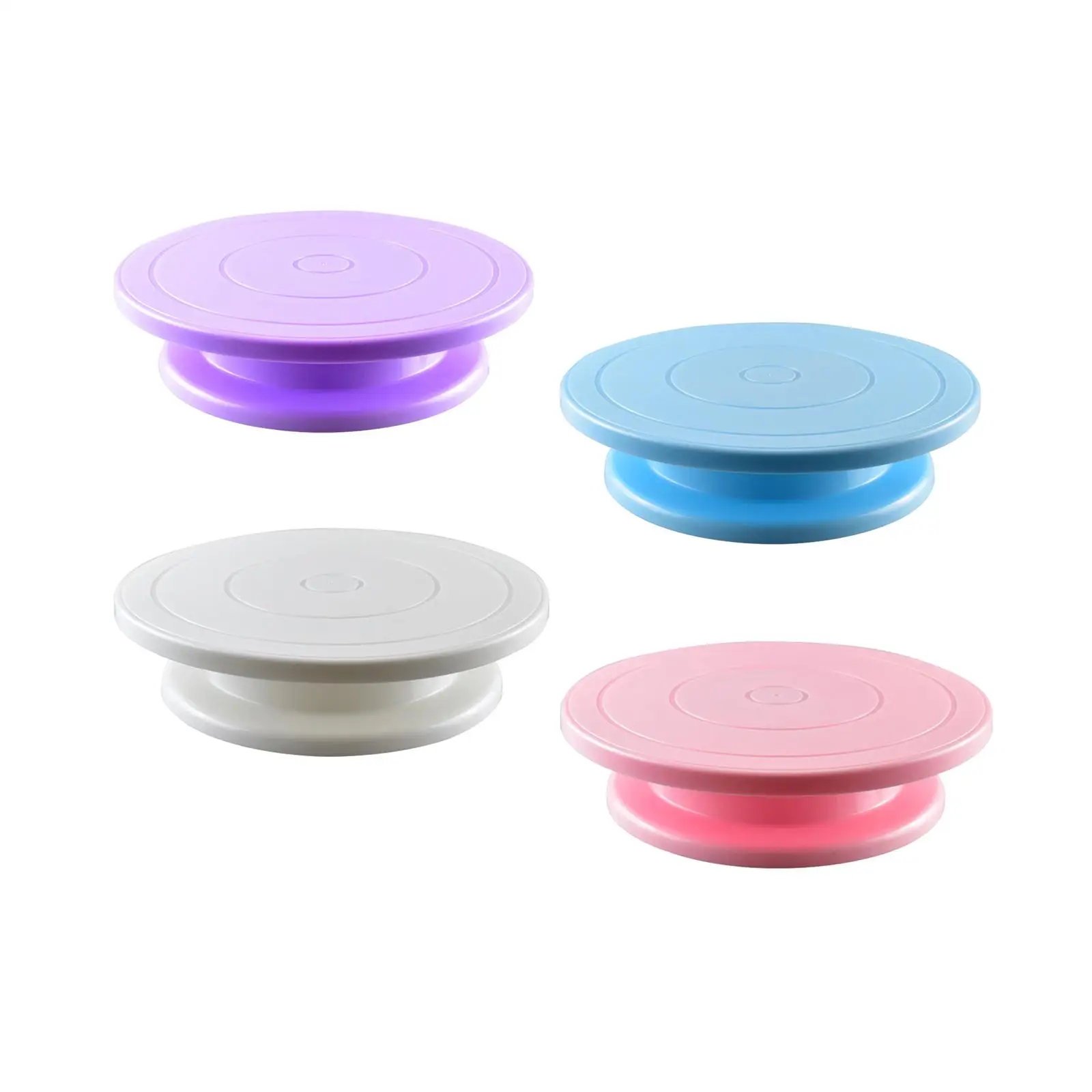 Rotating Cake Stand Easily to Clean Lightweight Round Rotating Cake Turntable