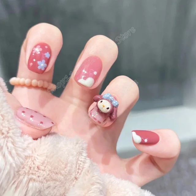 Hand Painted Hello Kitty and Sanrio Nails! : r/NailArt