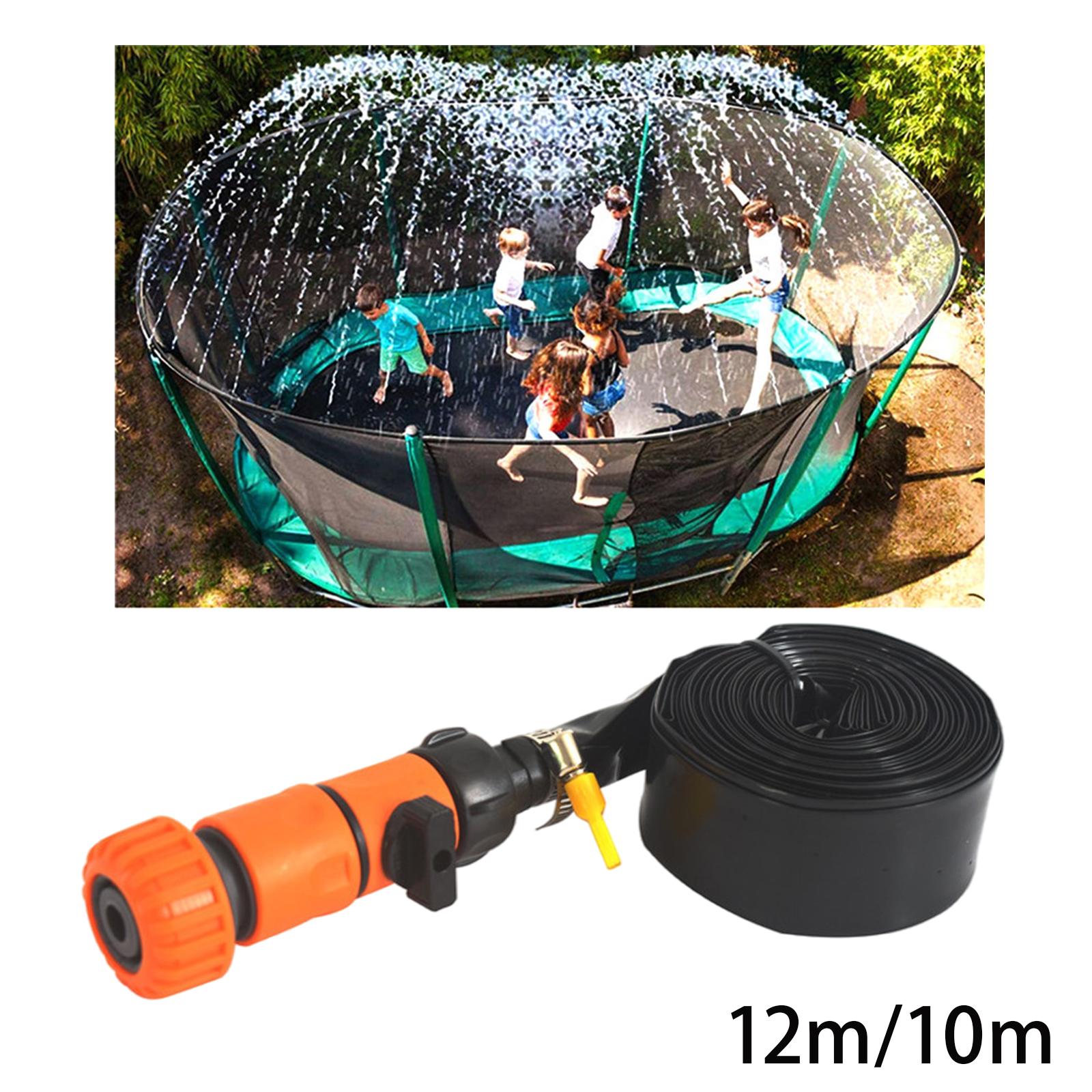 Trampoline Sprinkler- Entertainment Water Game -Water Park Sprinkler for Outside Backyard Water Park