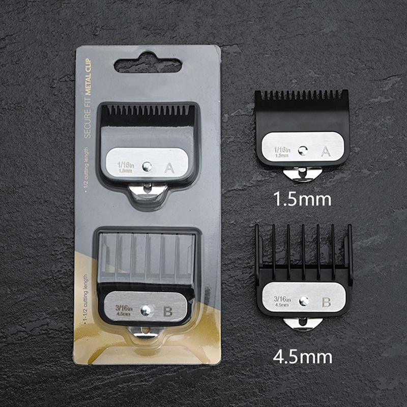 Best of 2Pcs 1.5mm+ 4.5 Mm Hair Clipper Guide Comb Set Standard Guards Attach Trimmer Parts Universal Limit Comb Hair Clipper Accessories Reviews & Tips