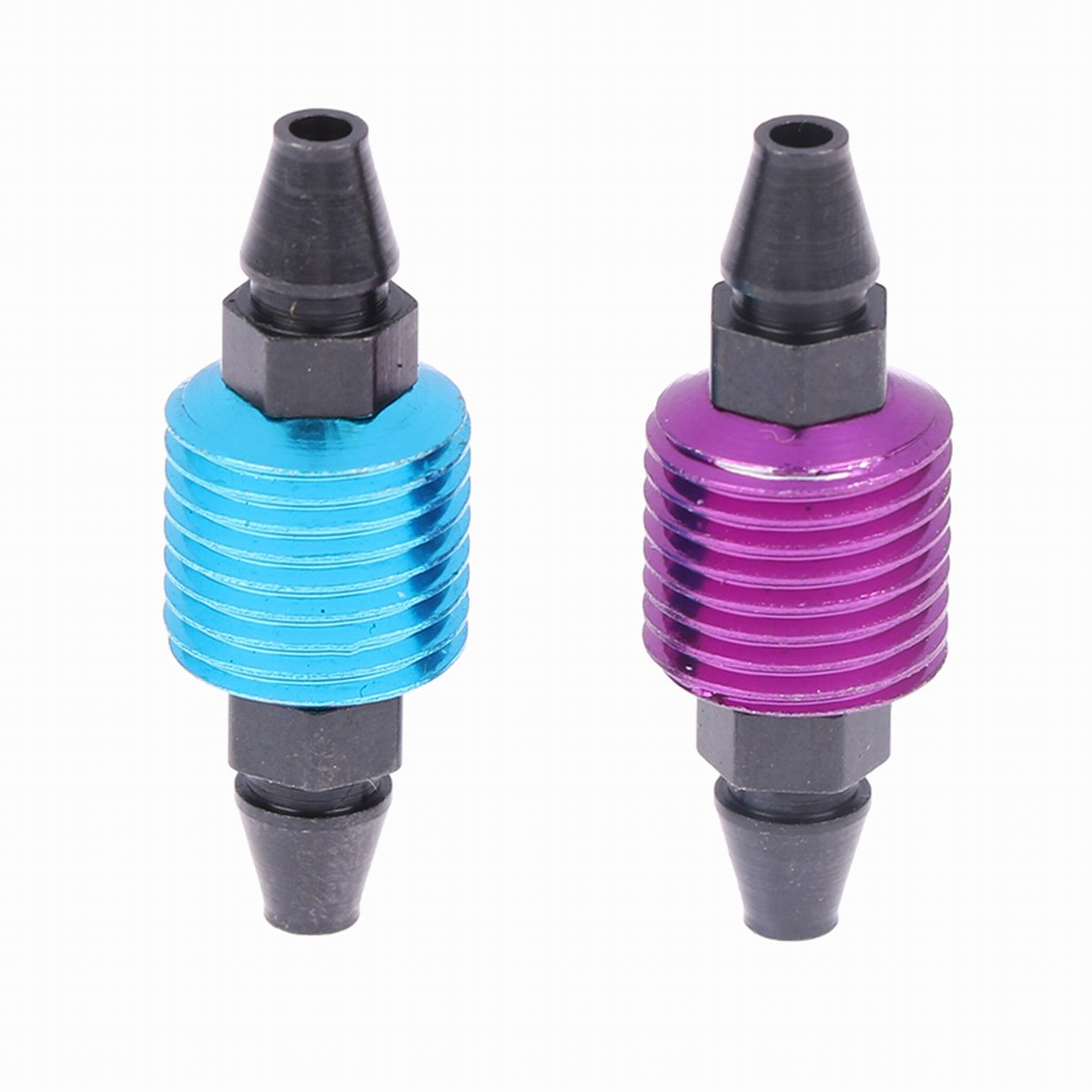 2Pcs Kraftstoff Tank Luftkühler Kraftstoff Druck Kühlung Für HPI HSP Redcat Traxxas Himoto 1/8 1/10 RC Nitro motor RC Auto – Detail 2