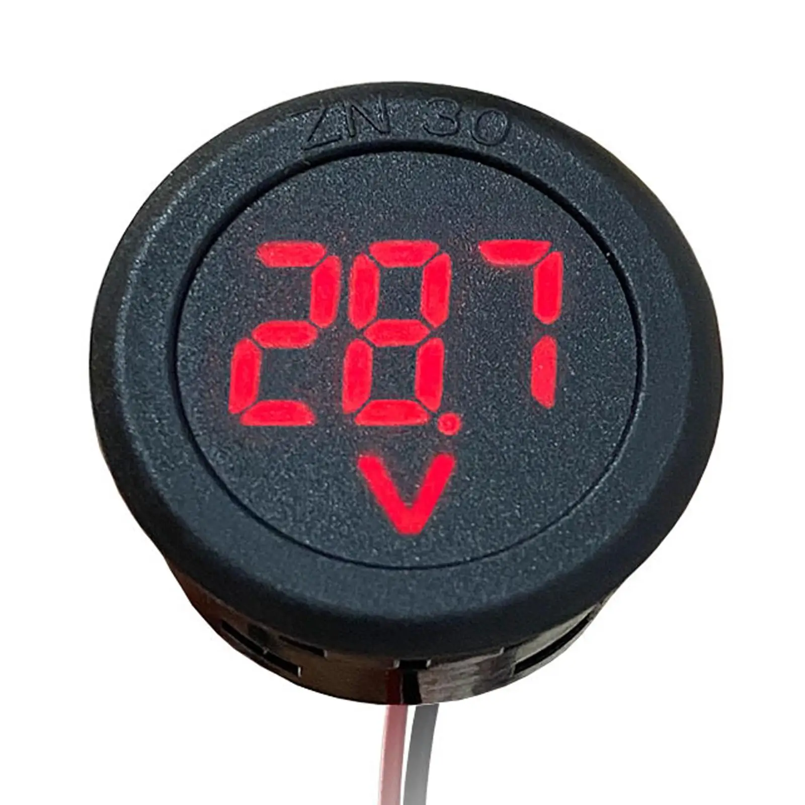 Two Wire Car Voltmeter DC 4-100V Battery Monitor   Truck Car