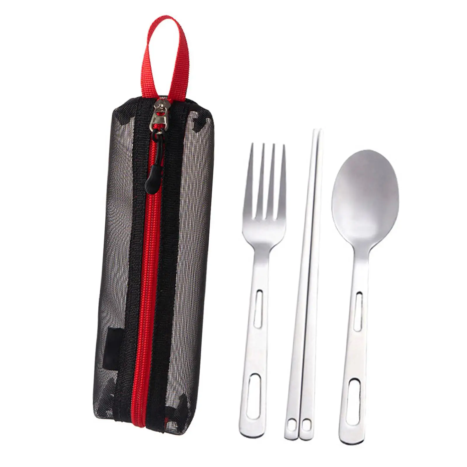 Camping Cutlery Set Camping Utensils Tableware Portable Reusable Outdoor