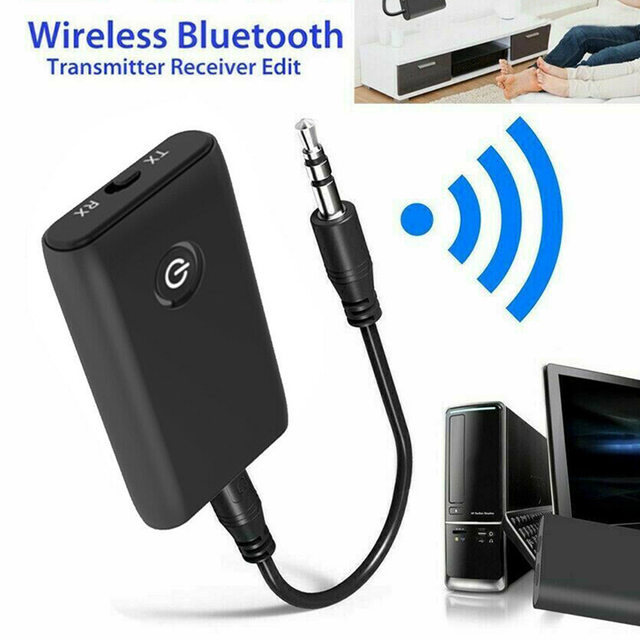 Adaptateur Bluetooth 5.0 Émetteur/Récepteur 2-en-1 - Pour TV, PC, Enceintes | Jack 3.5mm Et USB