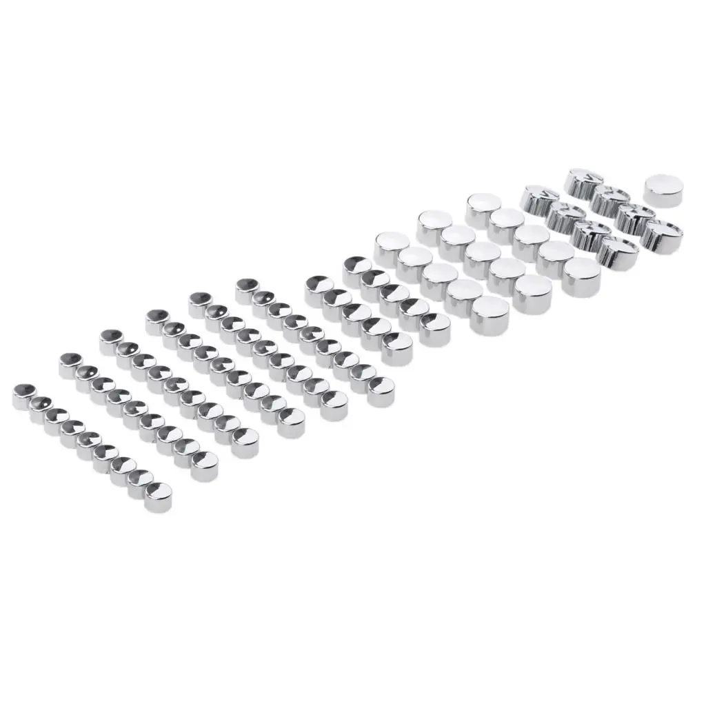 Chrome Bolts Toppers Caps Compatible  FLT  2007-2013 Motorcycles