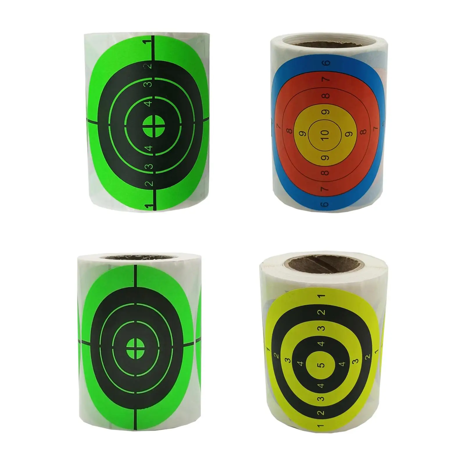 7.5cm Target Stickers, Self-adhesive Paper, Reactive Target Stickers, 200pcs Per Roll Target Sticker