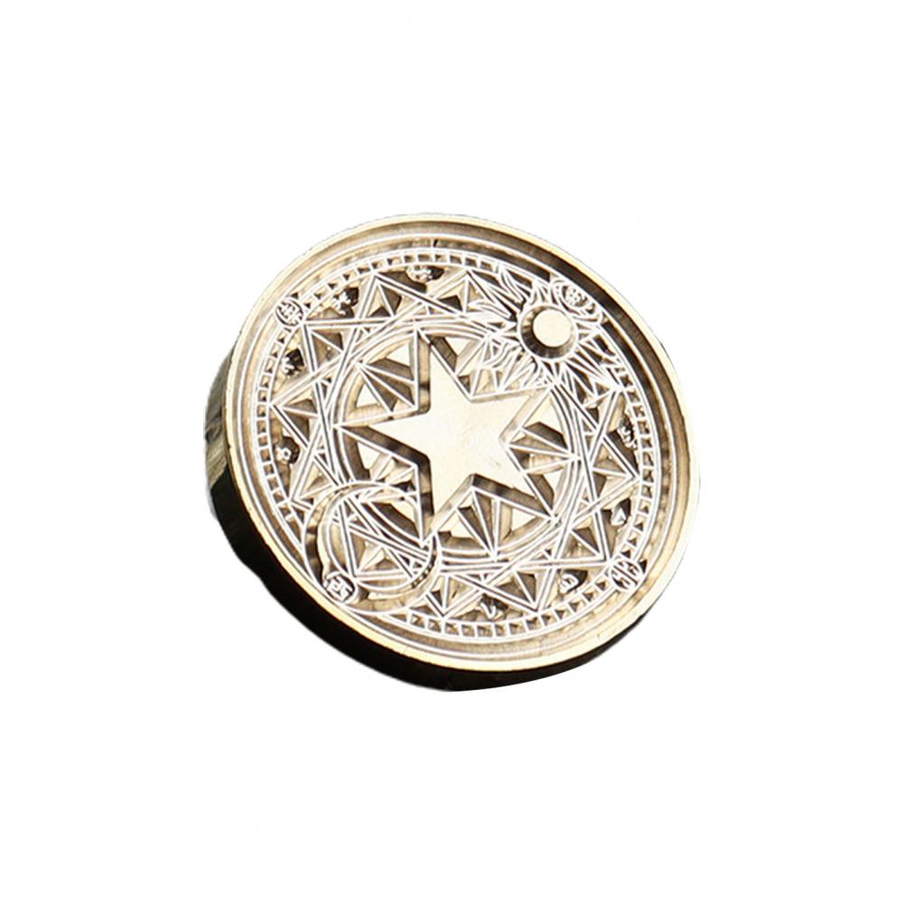 Têtes De Tampon De Cire Vierges Rondes - Laiton - 6 Tailles (2cm à 3.8cm) - Pour Invitations Mariage, Lettres, Artisanat