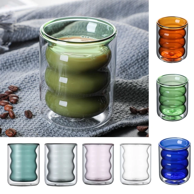 New Style Heat Resistant Double Wall Glass Cup Drink Water Bottle