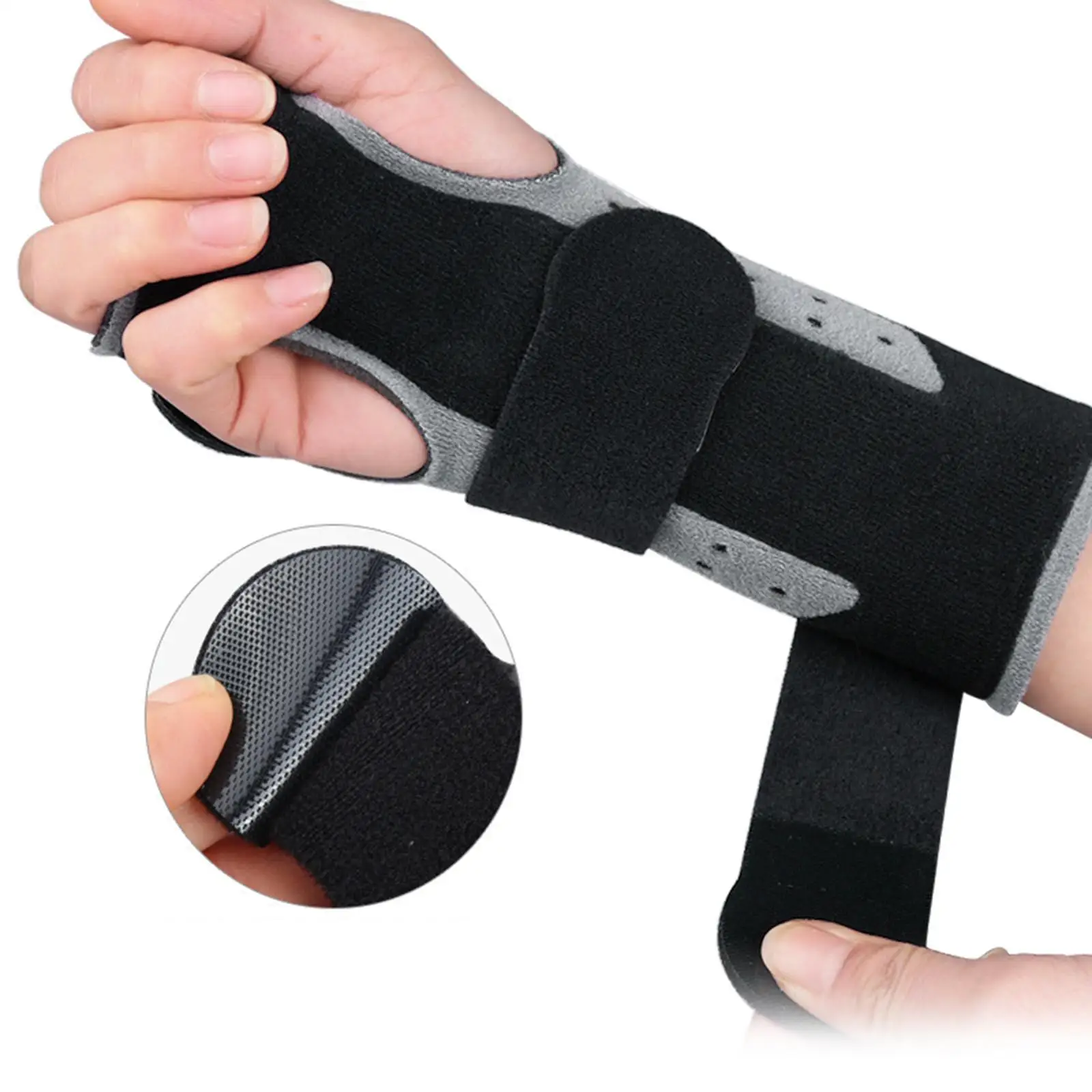 Wrist Support Brace Splint Thumb and Little Finger Opening Design Wrist Compression Strap