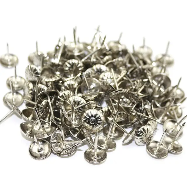 100 Pieces Upholstery Nail Antique Furniture Decorative Tacks Assortment  Kit for Jewelry Gift Wine Box Sofa Durable - AliExpress
